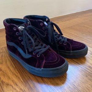 Vans Sk8 Hi Low Tops - Worn Once
